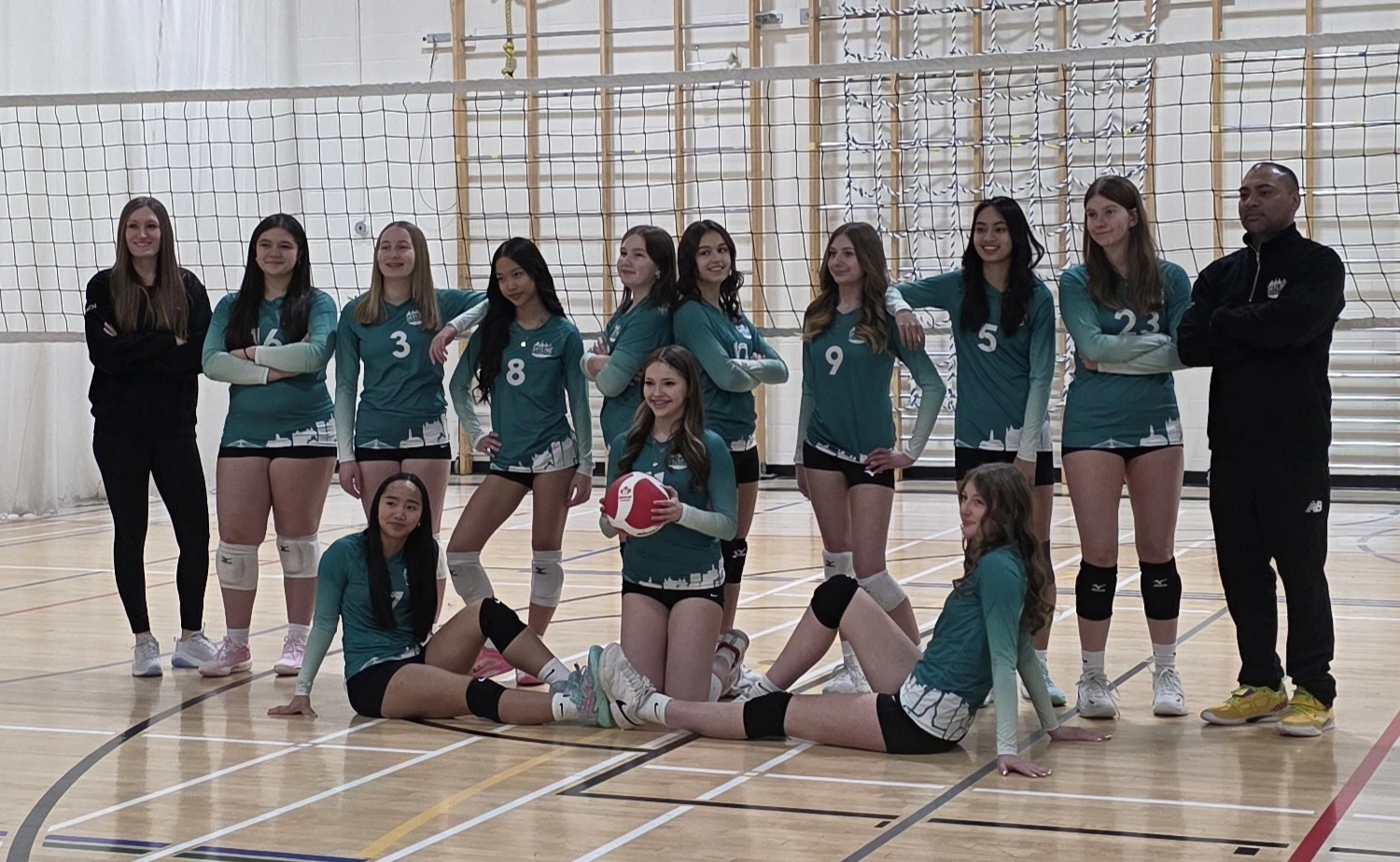 Athletes competing during an assessment camp session