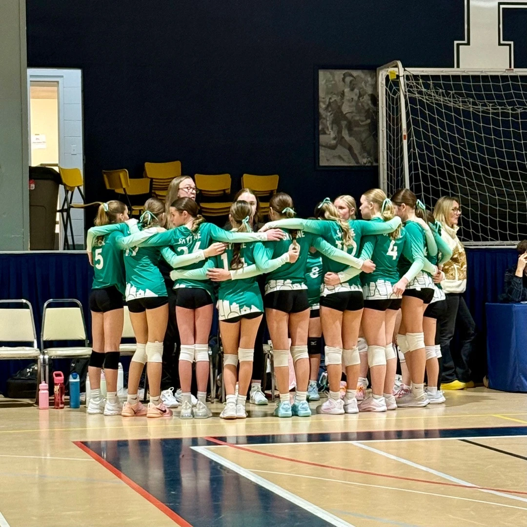 Sky High volleyball athletes competing at a tournament