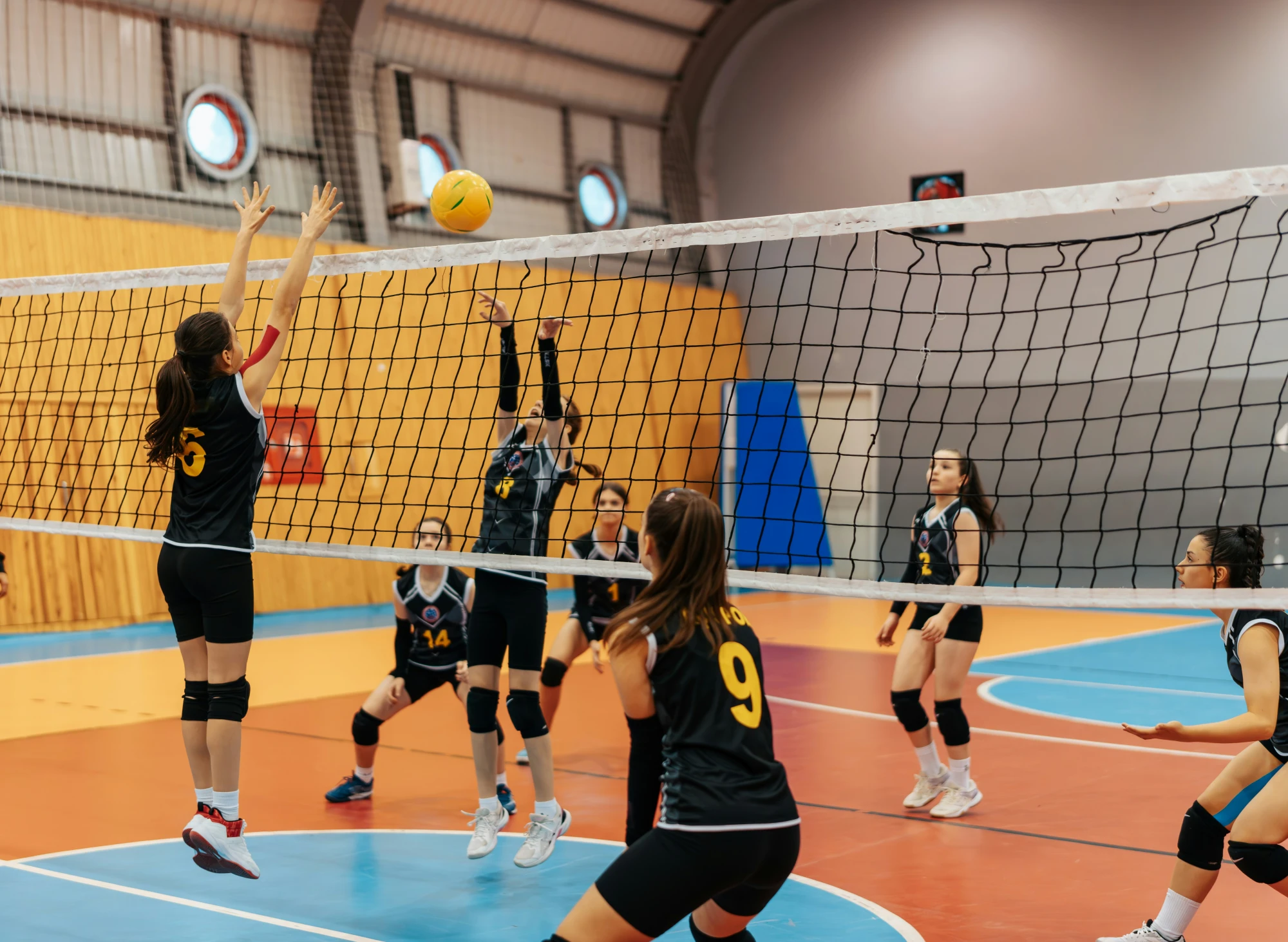 Athletes at Sky High seasonal camps