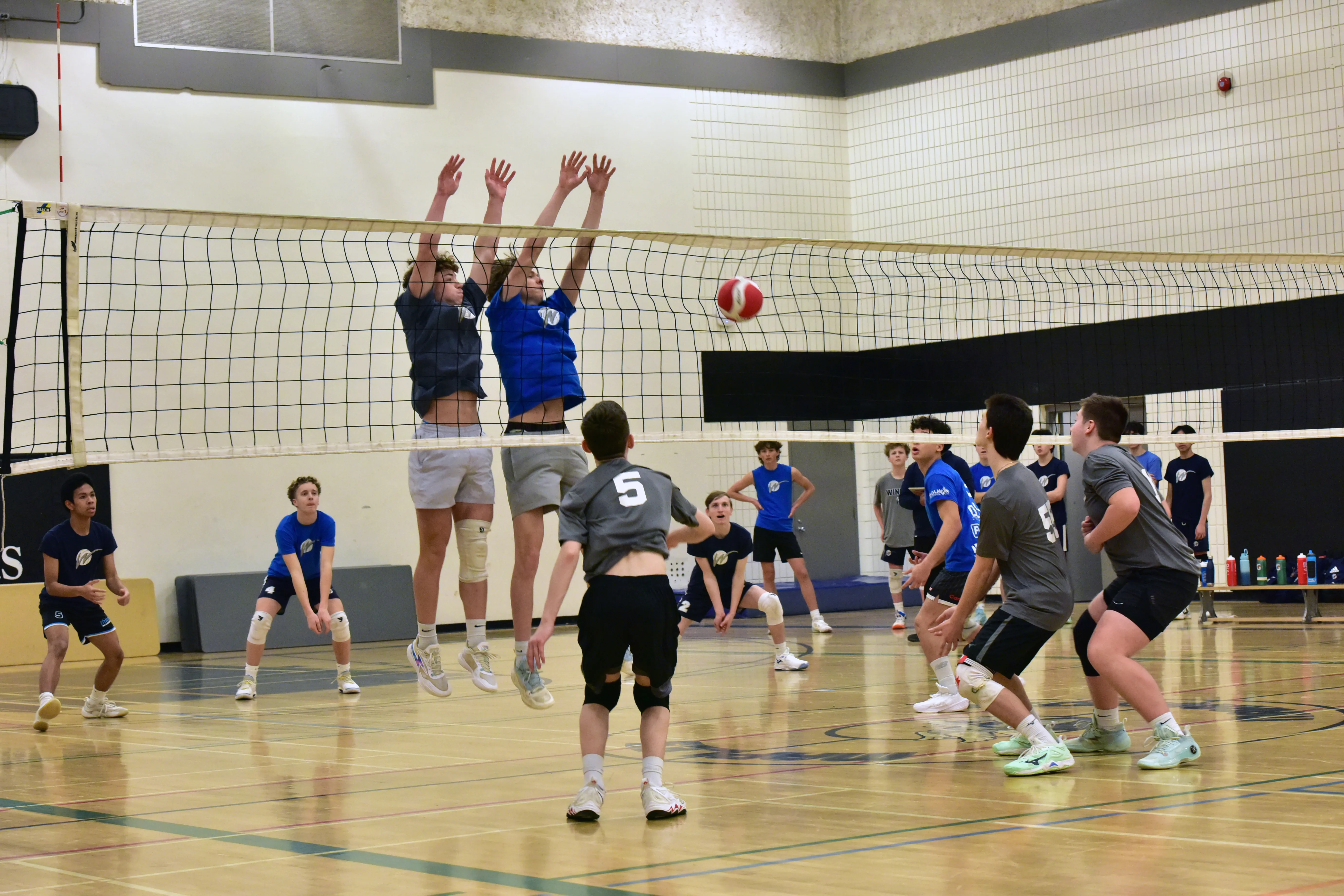 Sky High team during competitive play