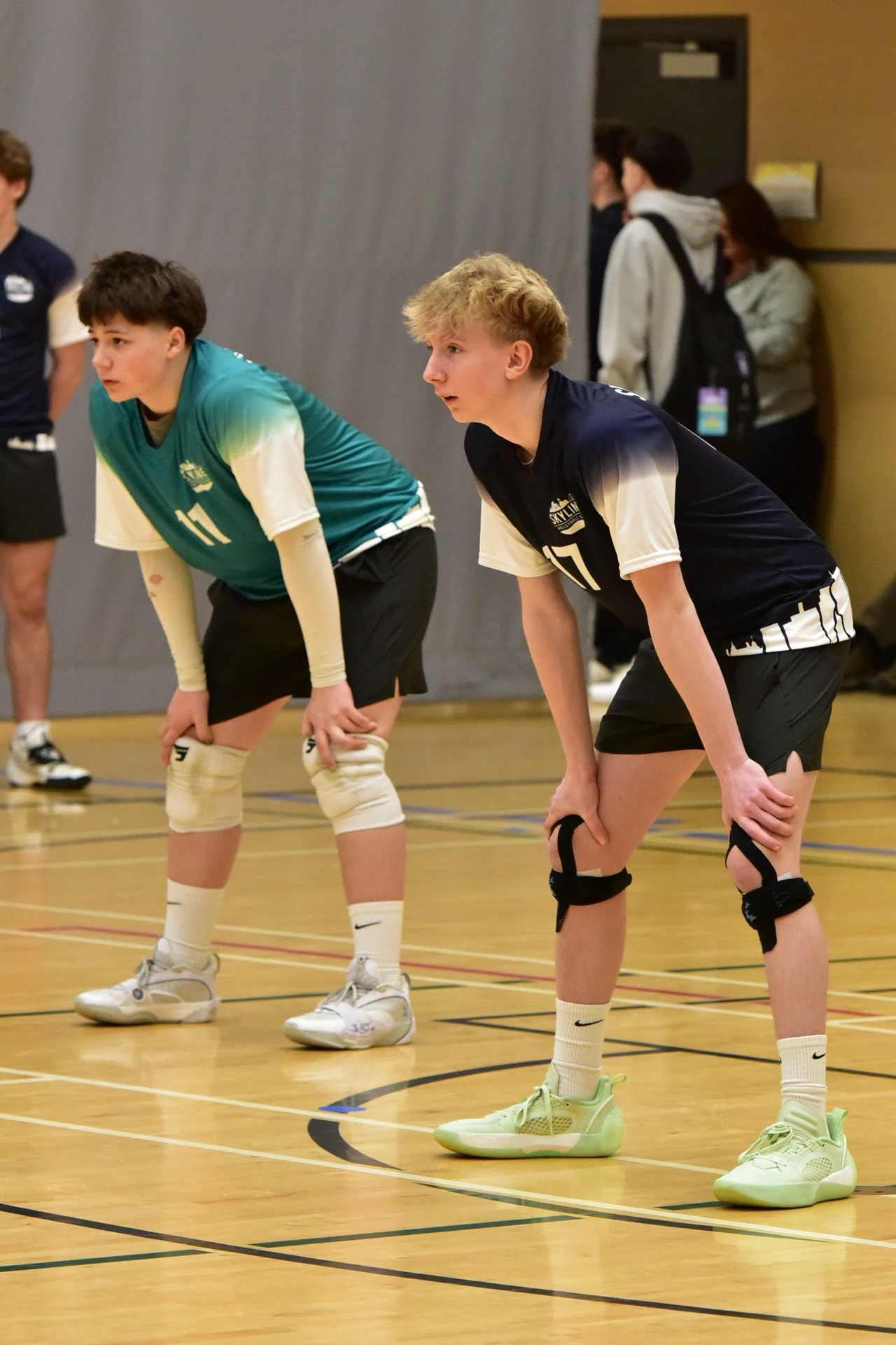 Sky Volleyball athletes competing at a club tournament