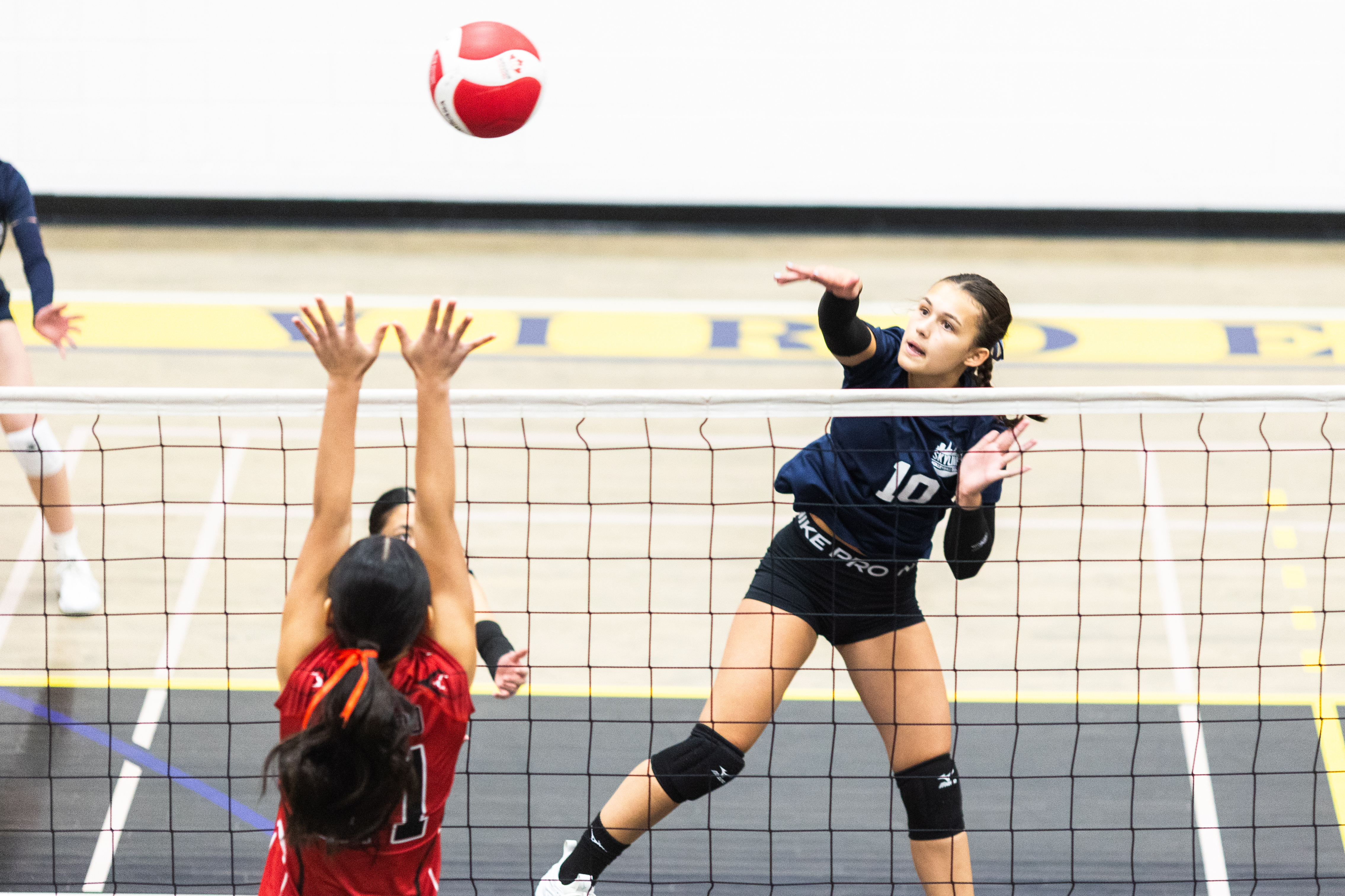 Sky Volleyball leadership and coaching staff at an association event
